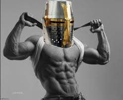 Crusader Giga Chad Meme Generator - Imgflip
