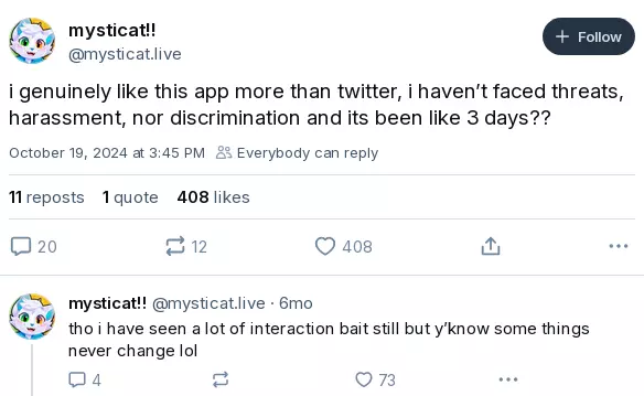 oh he doesnt reply to interaction bait?