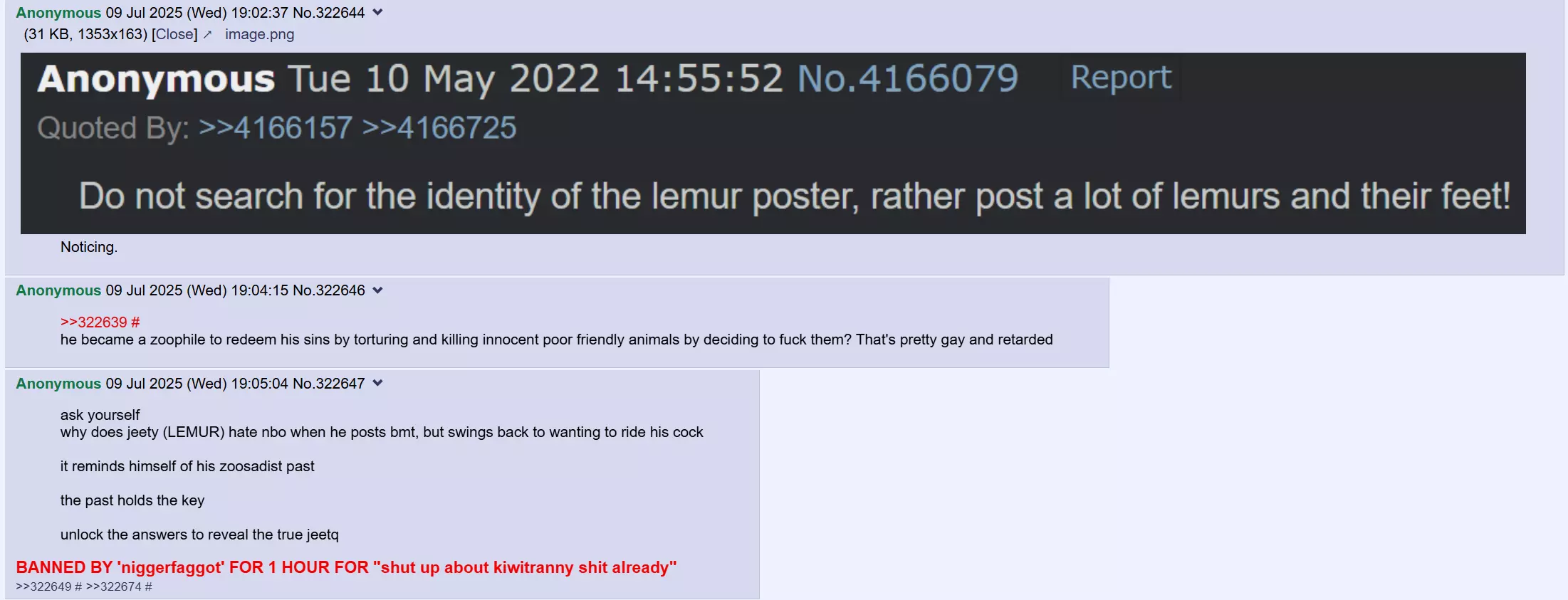 Anon silenced mid-post