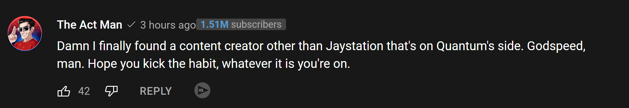 Act Man MrSen comment.PNG