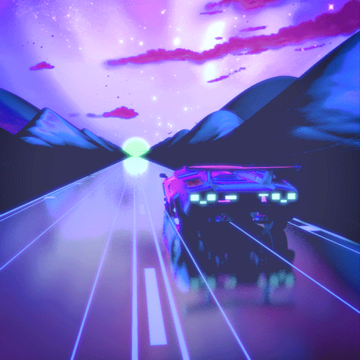 aesthetic drive.gif