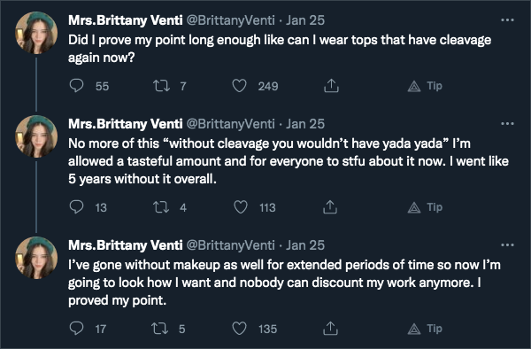 Translation: I'm getting desperate securing an ultra-Chad!