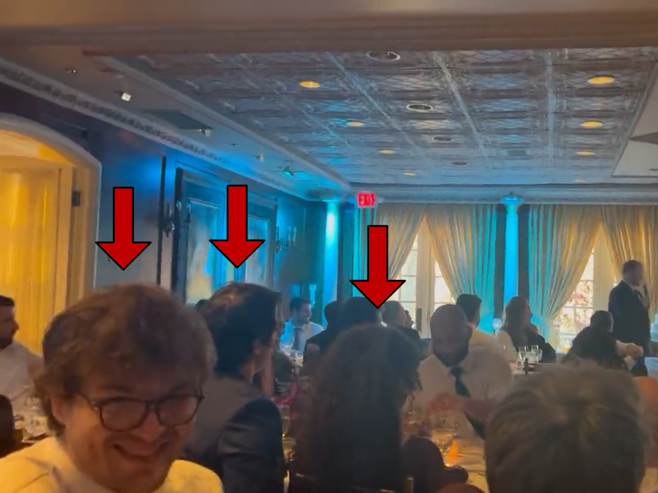 So close, he can smell her!