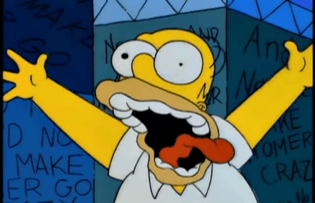 homer go crazy.gif