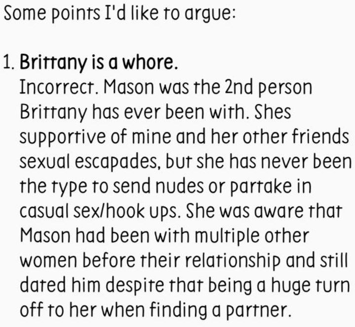 Jessix defending her BFF