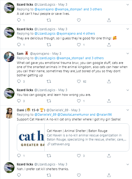 Lizardlogics - Cat Eating Bragging.png