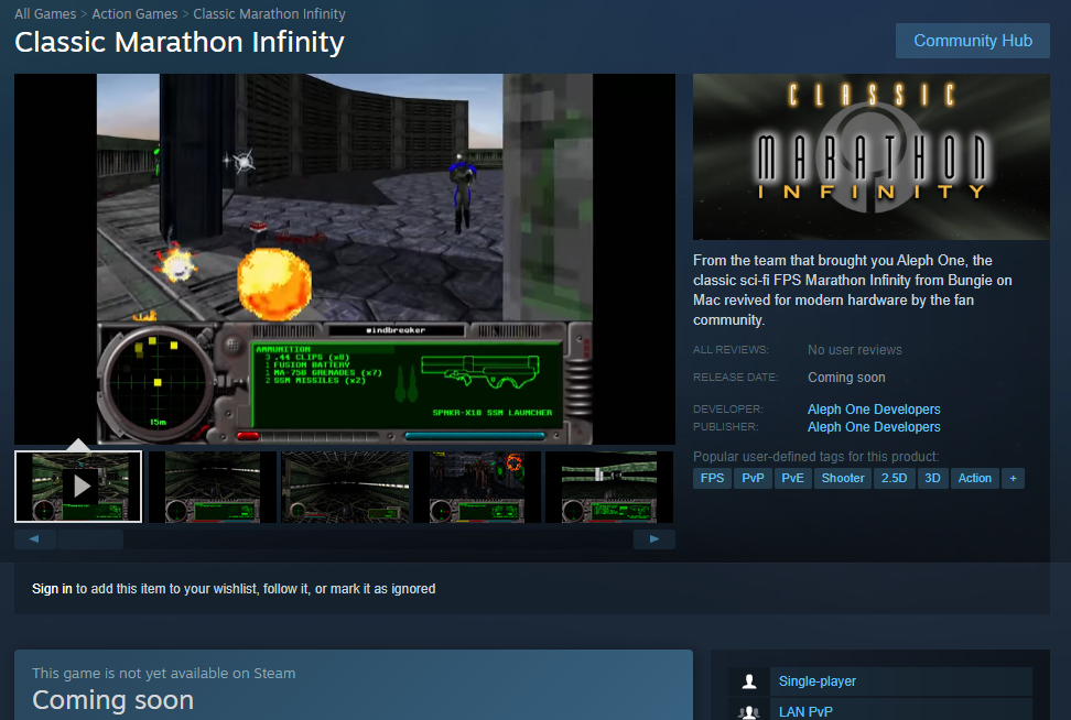 marathon infinity steam.PNG