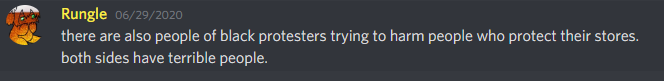 A centrist opinion posted on SiIvacord