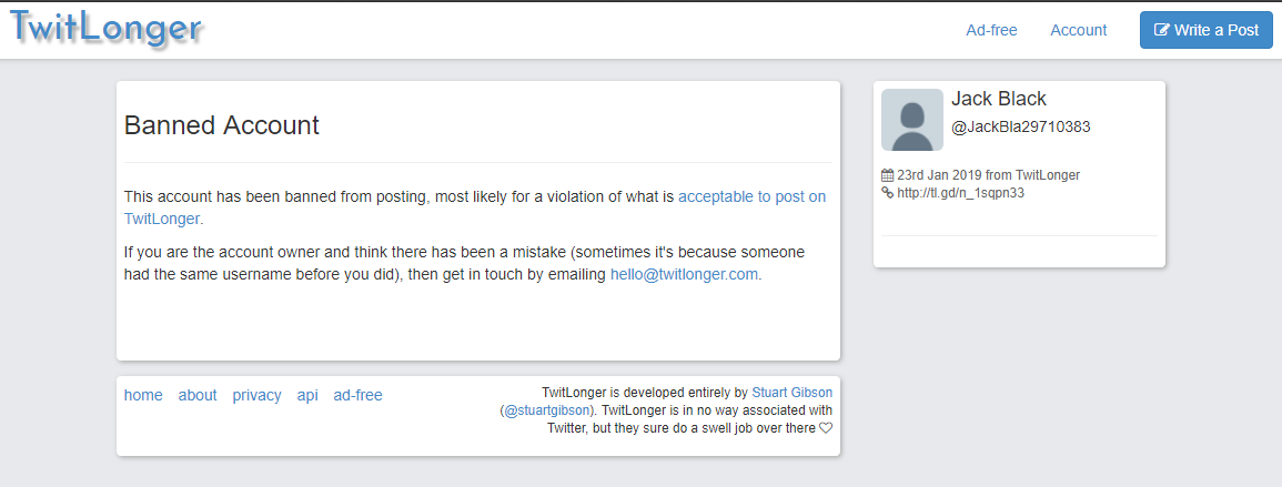 Twitlonger banned.PNG