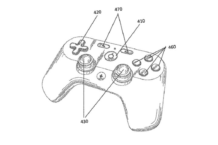 google gaming console controller surfaces in newly discovered patent